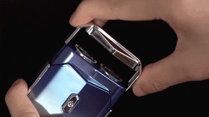 LuxRazor Elite Reisrasierer | Kompaktes magnetisches Design für müheloses Rasieren unterwegs
