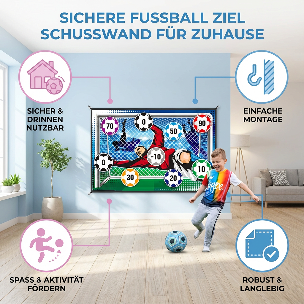 Heim Fußballtor Schusswand Sicher und Effektiv