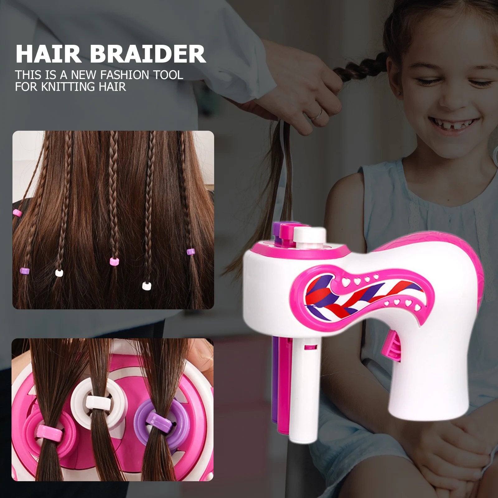LuxuraBraid Magischer Haarflechter | Kreieren Sie mühelos wunderschöne Zöpfe mit luxuriösem Aussehen