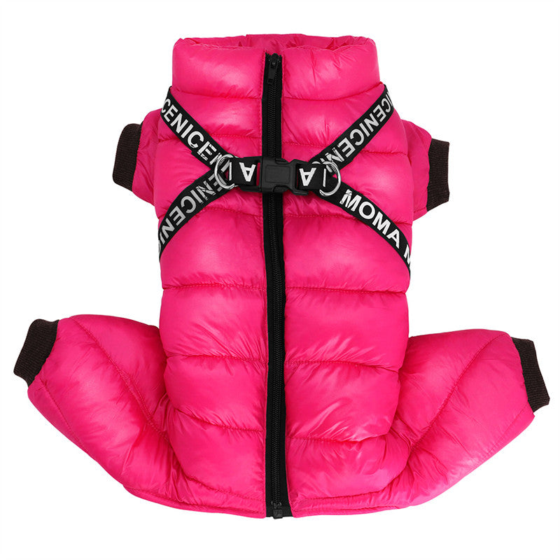 WarmPaw WinterComfort Hundejacke – Winddichte Jacke mit Weicher Isolierung für Kaltes Wetter