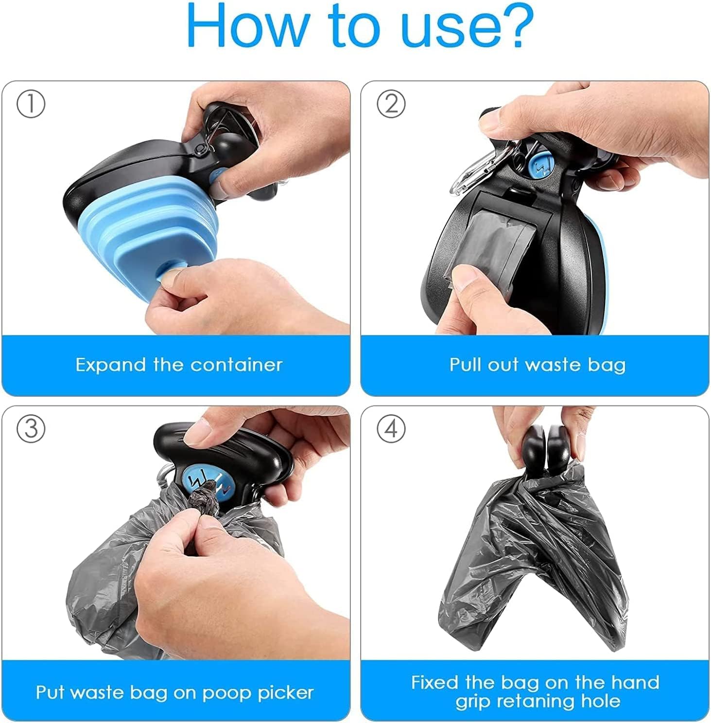 LuxuraClean Handsfree Aufräumhilfe | Müheloses und effizientes Aufräumen bei jedem Spaziergang