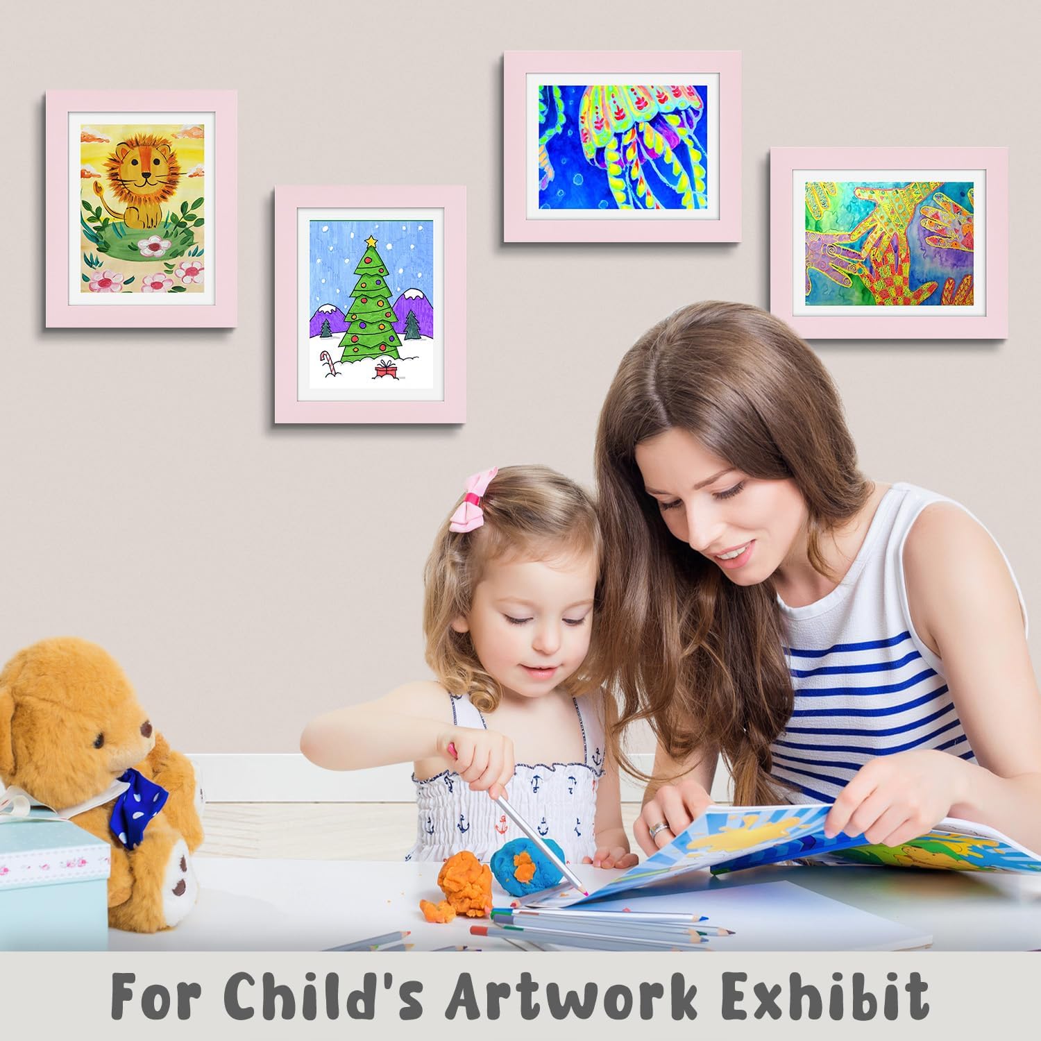 ArtNest Magnetischer Rahmen | Kreative Displaylösung für Kinderkunstwerke