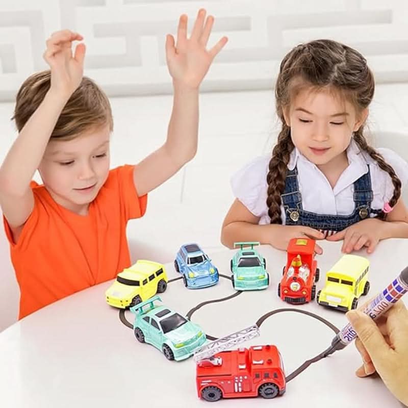 Das magische Auto, das deinen Zeichnungen wie von Zauberhand folgt