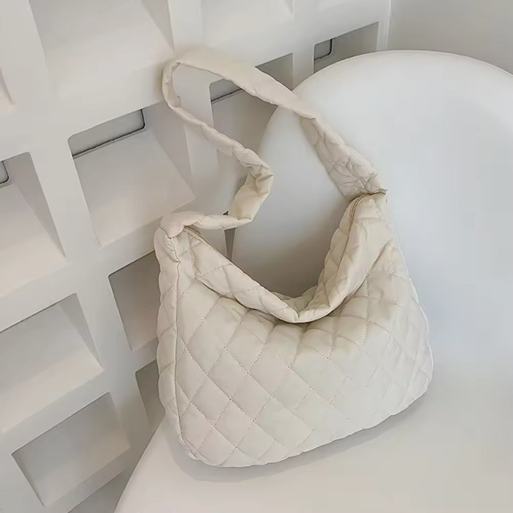 Gepolsterte Ballerina Extra Large Puffer Tote Crossbody Gepolsterte Schultertasche
