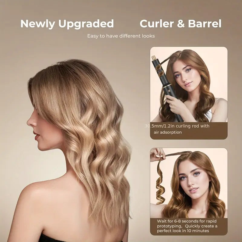 ProStyler 5-in-1 Haarstyling Set - Föhn, Lockenstab und Glättbürste