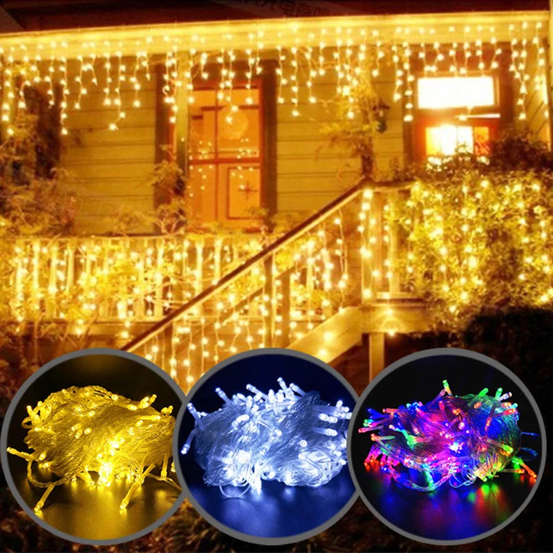 LED Eiszapfen Weihnachtsbeleuchtung – Stimmungsvolle Eiszapfen Lichterkette