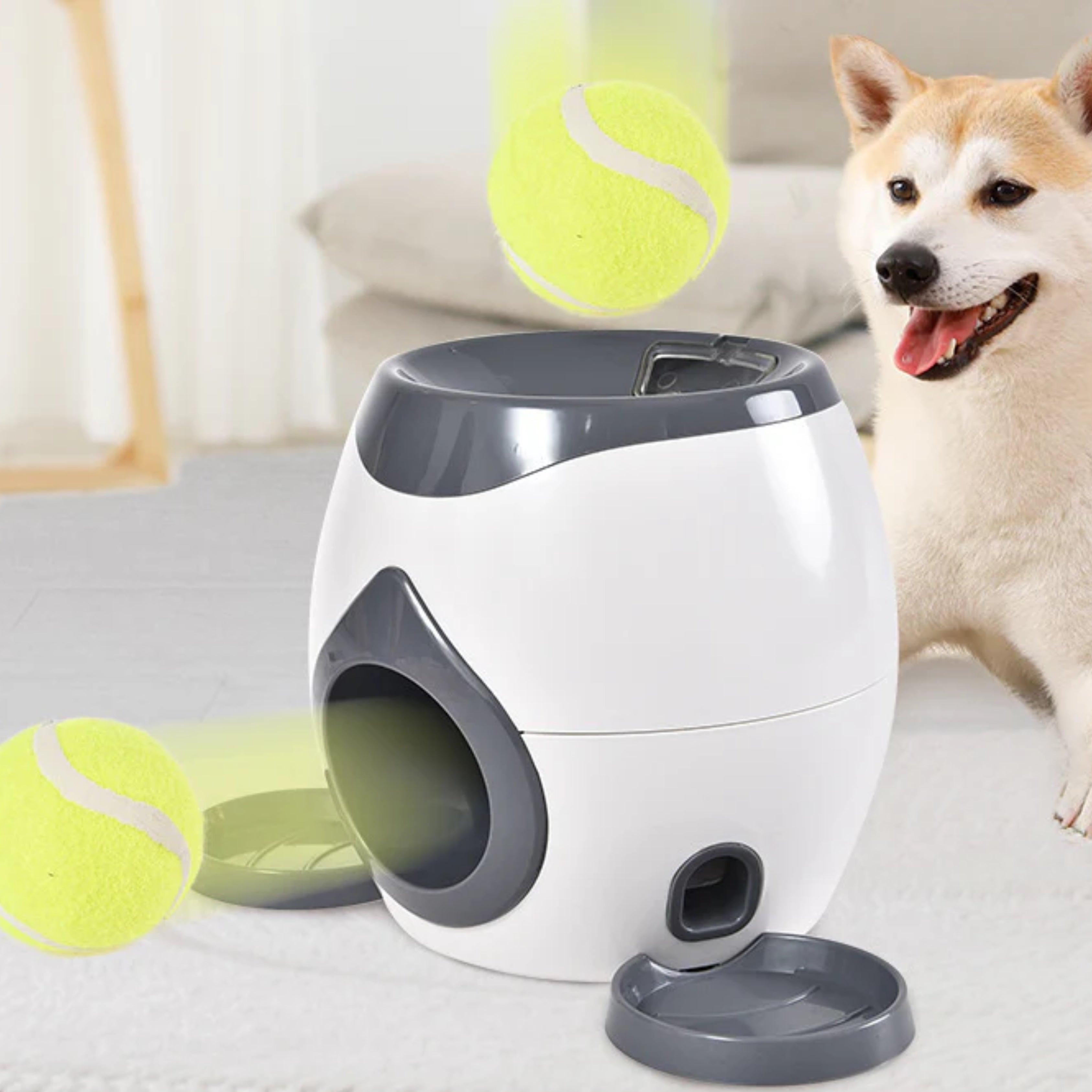 AetherPaw Elite Ballwerfer | Mühelose Apportiererfahrung für aktive Hunde und ihre Besitzer