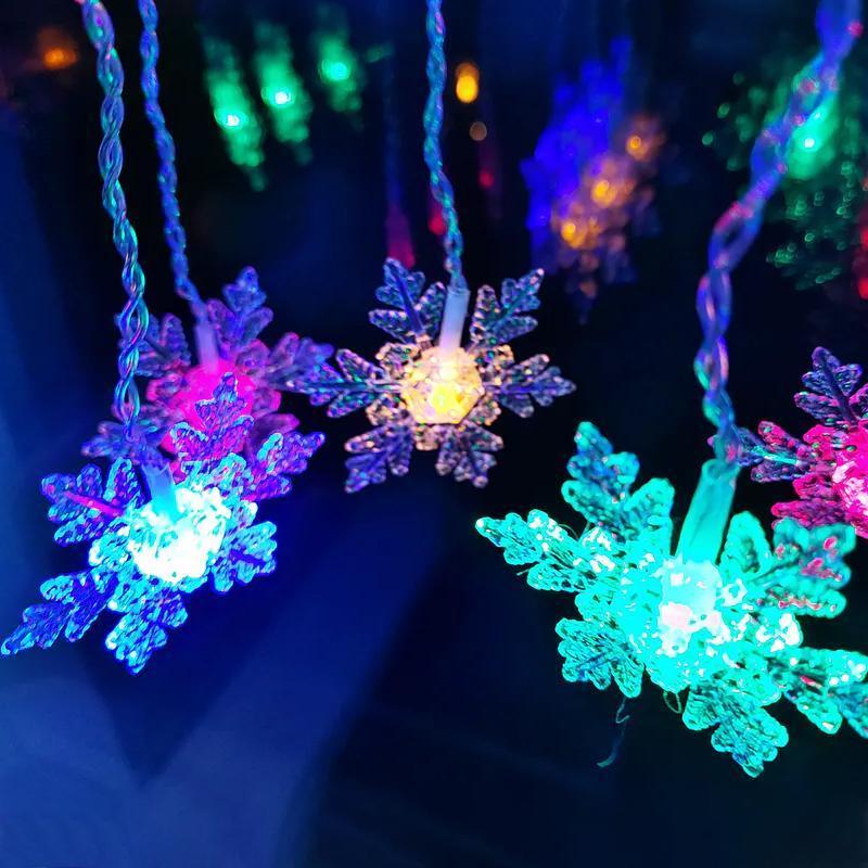 LED Weihnachtsvorhangbeleuchtung – Dekorative und Wiederverwendbare Festbeleuchtung