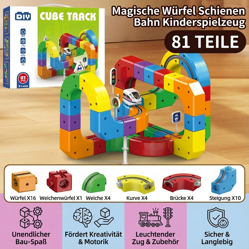 Magische Blokken Spoorbaan Spielzeug für Kinder