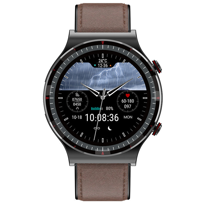 Medizinische EKG-Smartwatch | CFDA-zertifiziert | 512Hz Hochpräzisions-Biosensor | SpO2- & Herzfrequenz-Monitoring | KI-basierte Atemanalyse | IP67 Wasserdicht