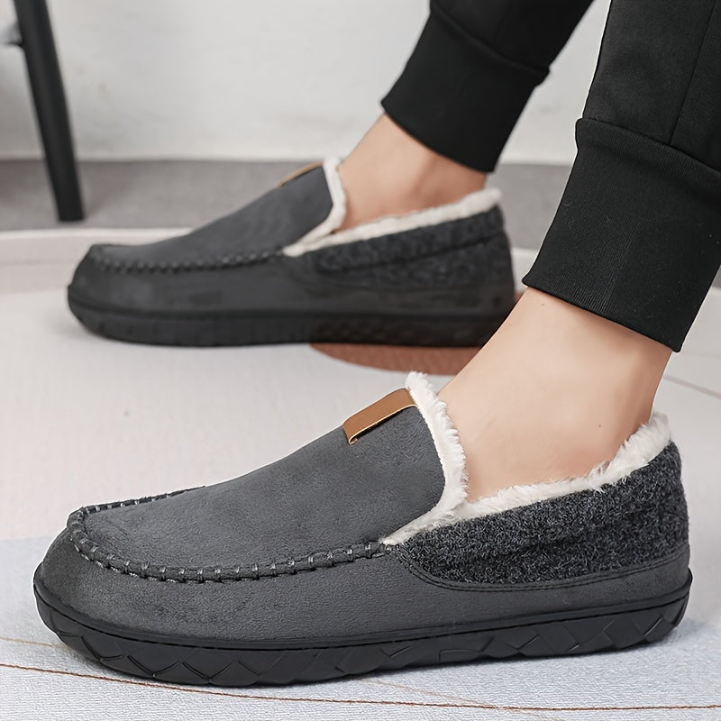 Winter Hausschuhe für Herren – Warme Schaffell Slipper für Zuhause