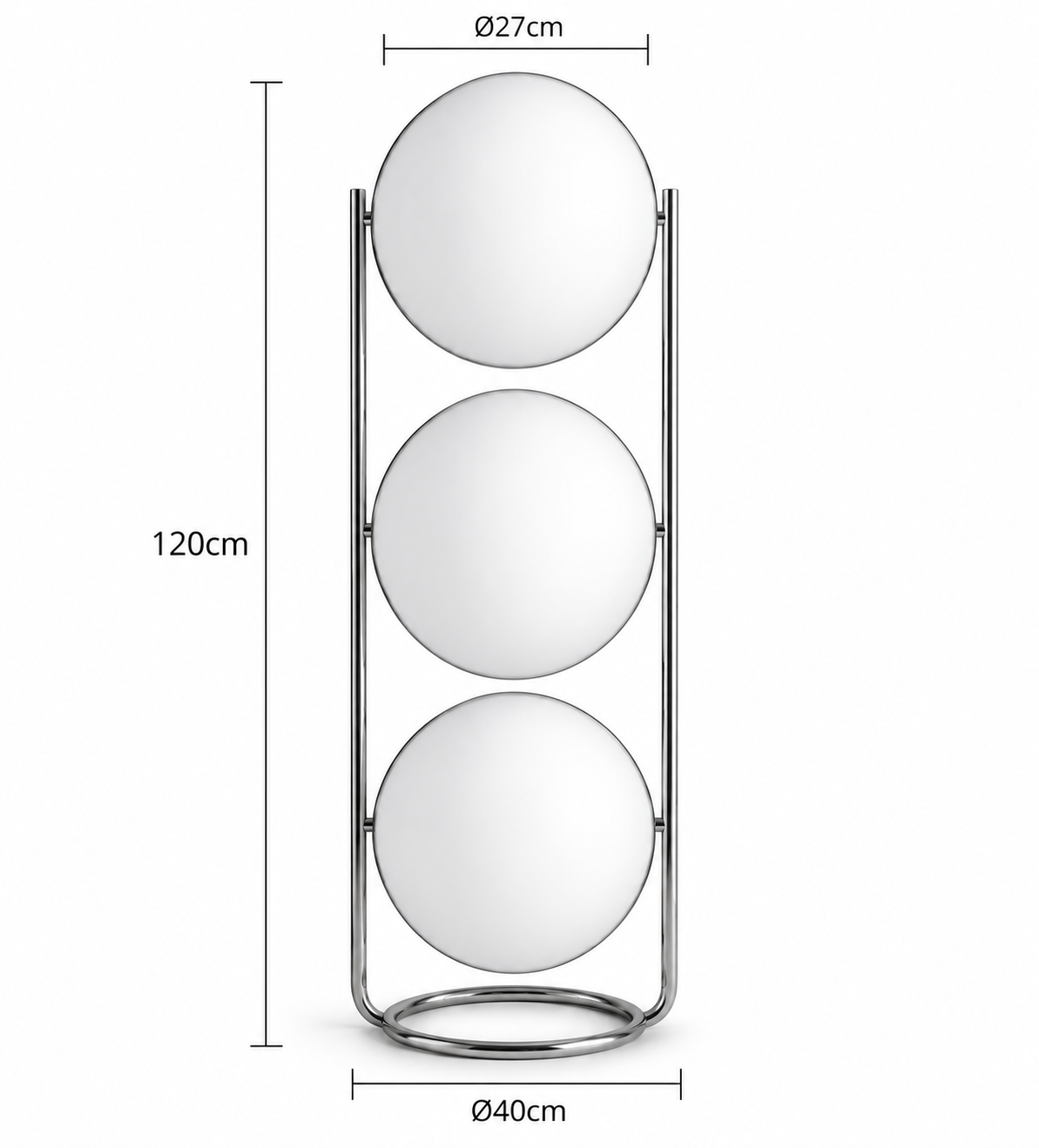 Halo Orb Stehlampe – Moderne Designlampe mit Stimmungsvollem Licht