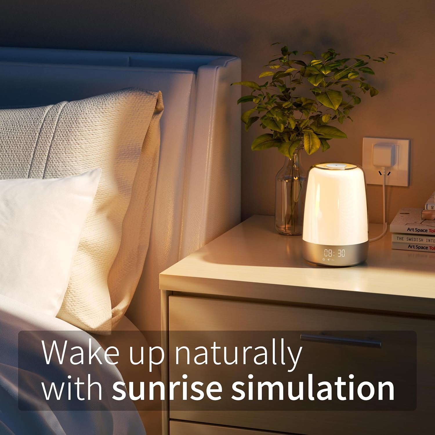 Aurora Wecklicht | Sonnenaufgang & Sonnenuntergang | USB-C Aufladbar