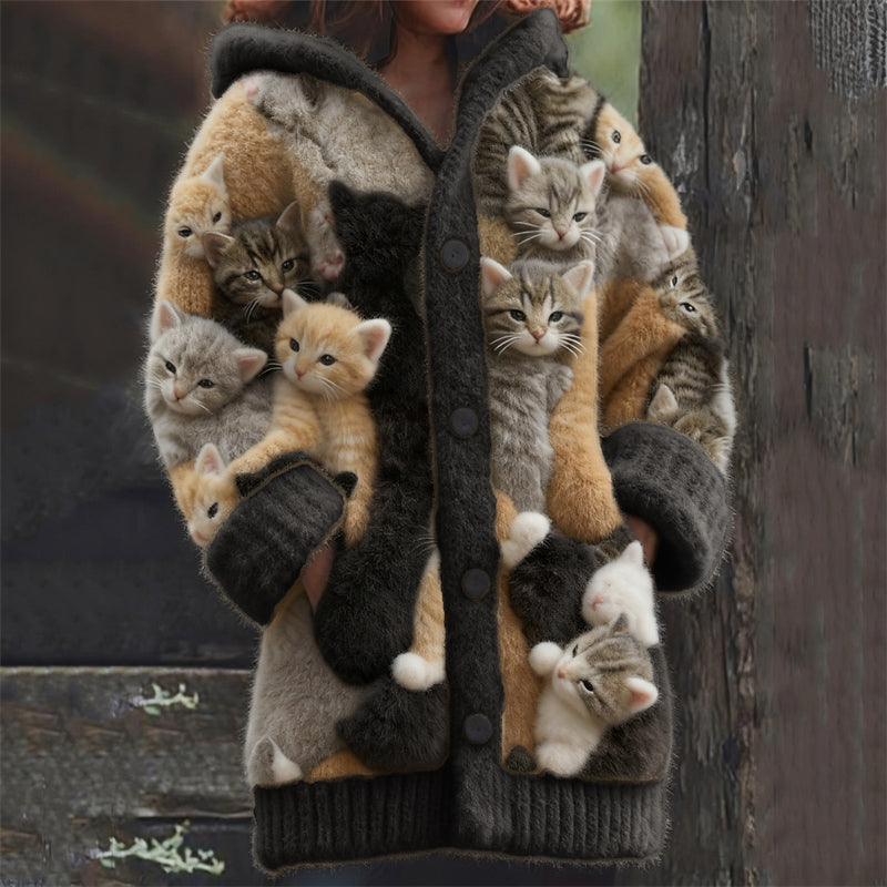 Wunderschön gefertigte Strickjacke