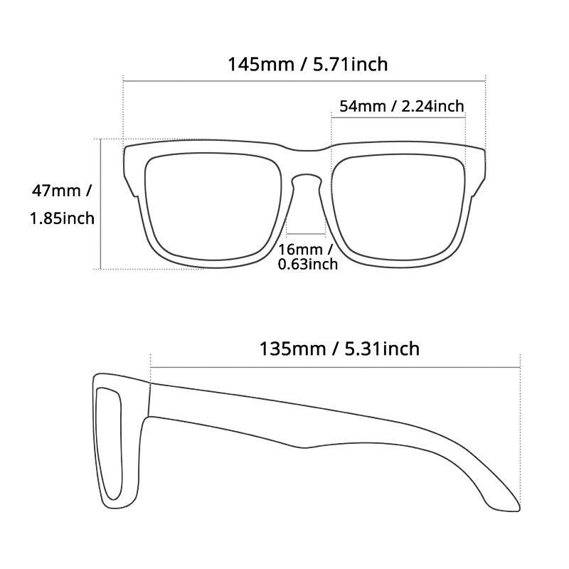 MetroGuard Polarisierte Anti-Blaulicht Sonnenbrille UV400