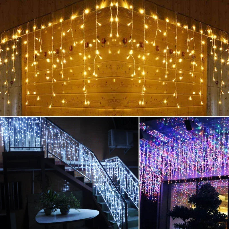 LED Eiszapfen Weihnachtsbeleuchtung – Stimmungsvolle Eiszapfen Lichterkette