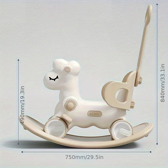 Twist & Ride: 2-in-1 Baby Schaukelpferd und Laufrad - Sicheres und Lustiges Spielzeug