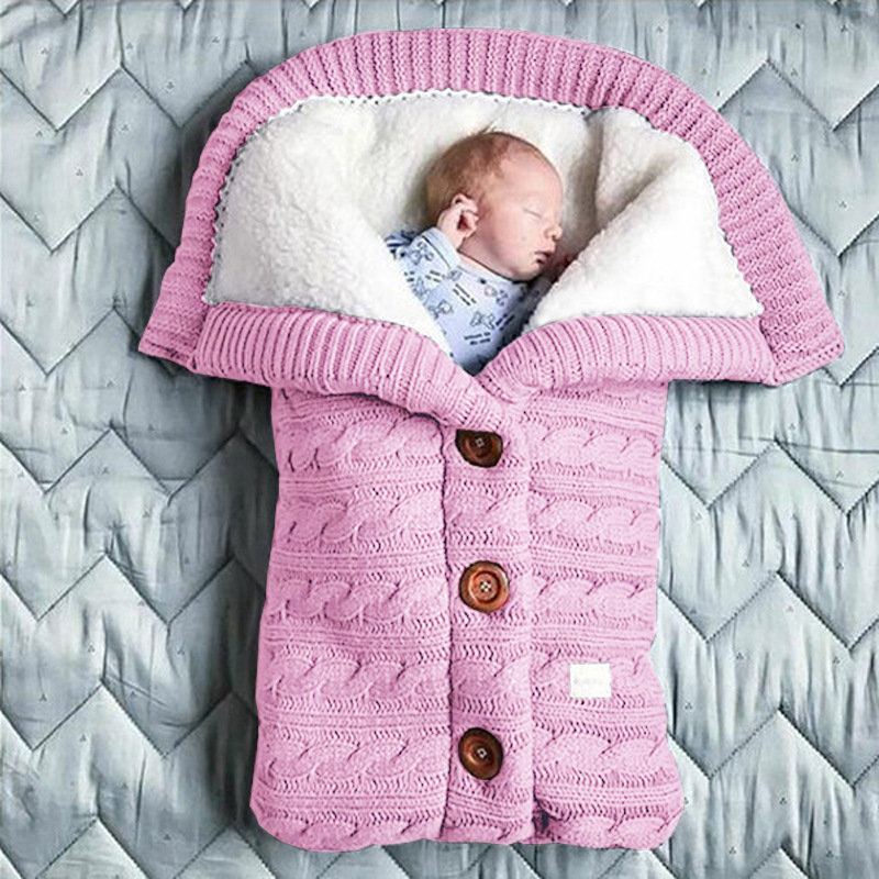 Weicher Gefütterter Babyschlafsack mit Kapuze für Bequeme Nächte