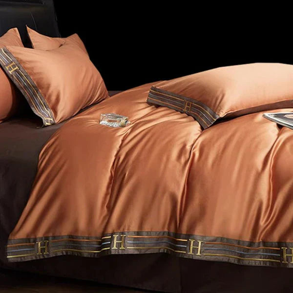 Deluxe Satin-Baumwoll Bettwäsche Set - Luxus für Ihr Schlafzimmer