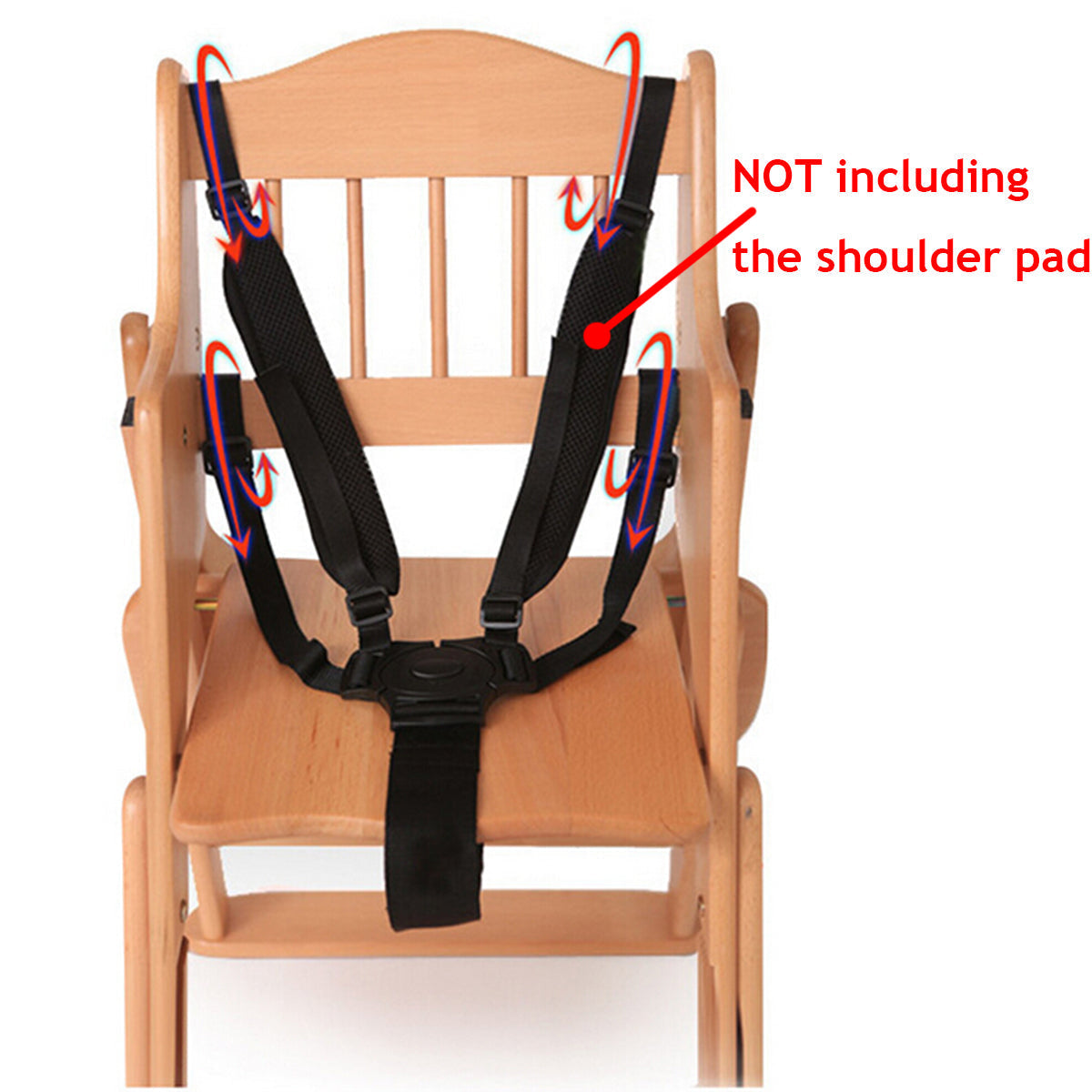 SafeStrap 5-Punkt Sicherheitsgurt mit Gurt – Bequeme und sichere Lösung für Kinderwagen, Buggy und Kindersitze
