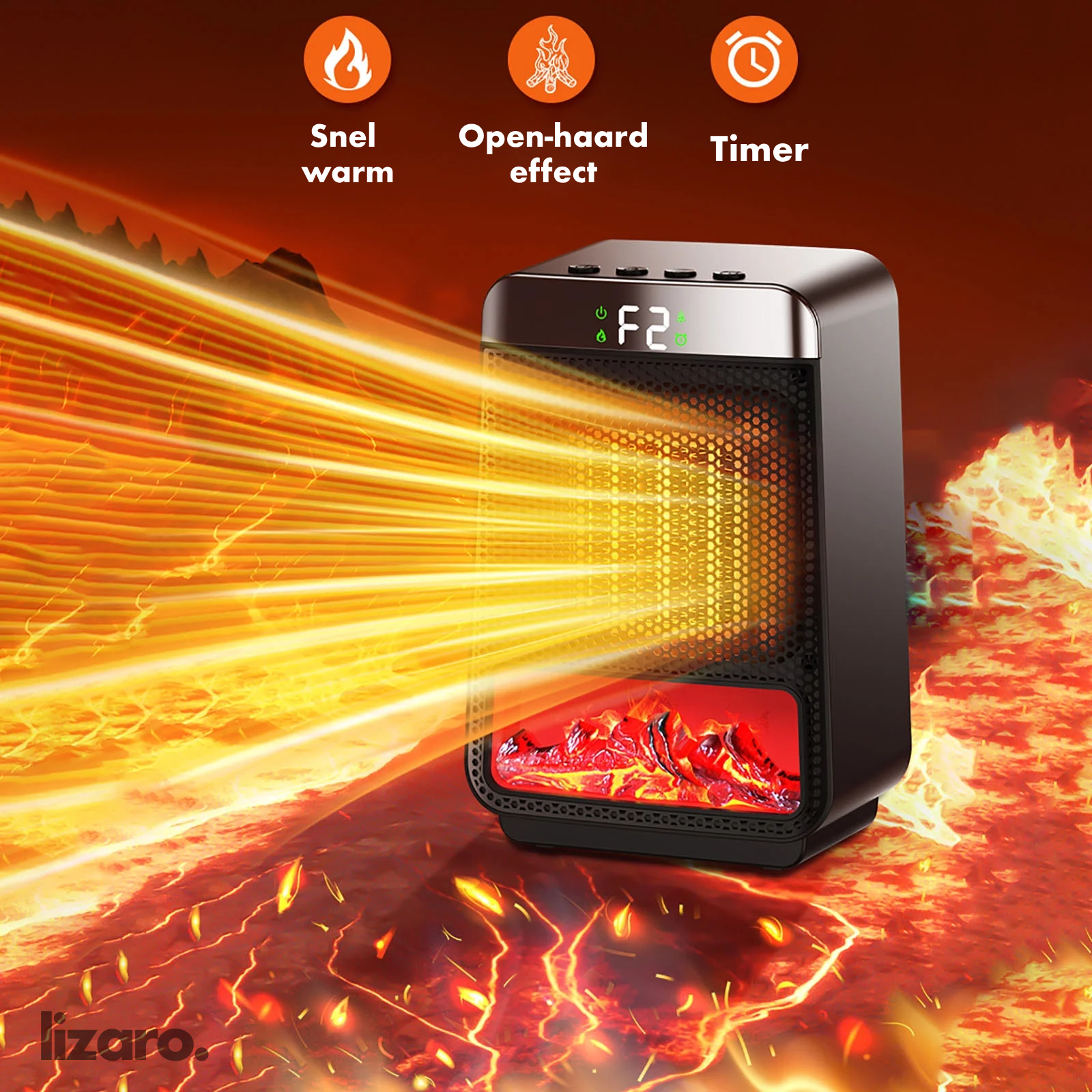 NeutralHeat - Energieeffizienter Elektrischer Heizkörper - Heizt Schnell und Einfach Effizient für Große Räume