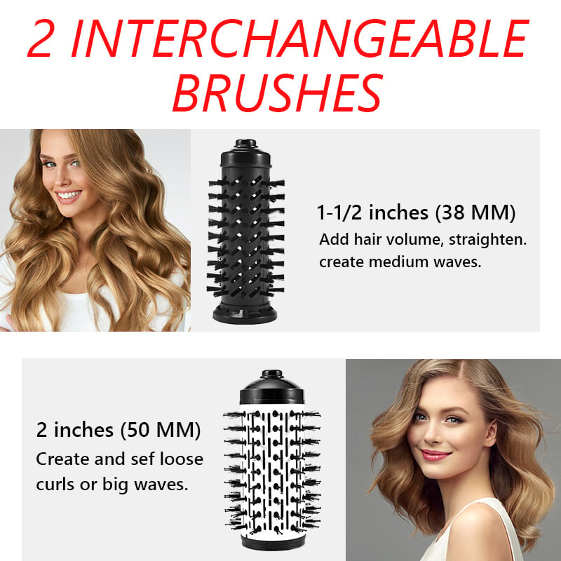 3-in-1 Rotierender Heißluft-Hairstyler und Föhn