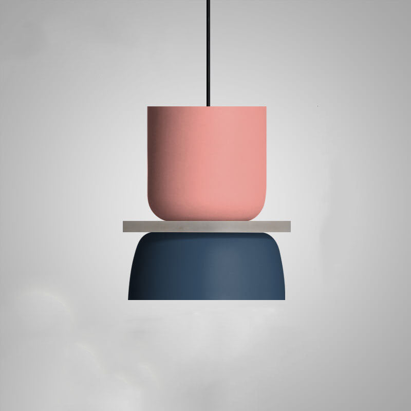 Nordic Bunte Macaron 1 Licht LED Pendelleuchte