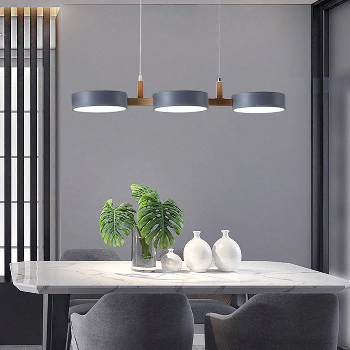 Nordic Flush Deckenleuchte mit mehreren Köpfen für Küchen und Esszimmer