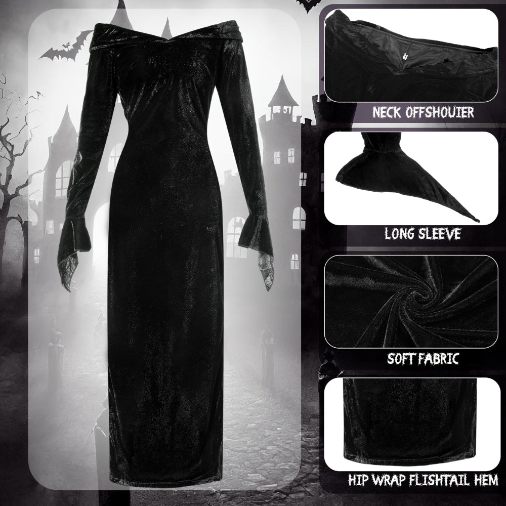 Addams Family Kostüme Paare Gothic Halloween Set
