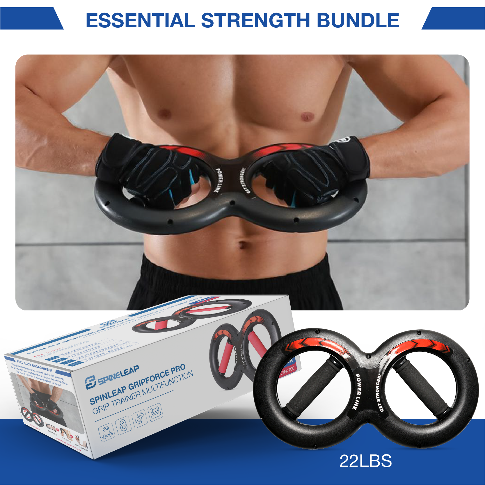 PowerGrip Handgelenktrainer | Kraft aufbauen, Leistung verbessern