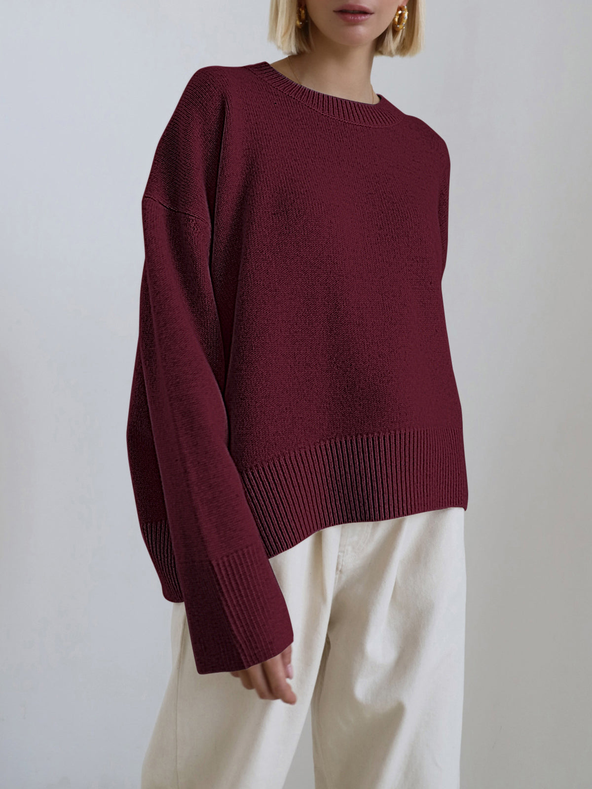 CozyNest Oversized-Strickpullover | Luxuriös weicher Pullover für ultimativen Komfort und Stil