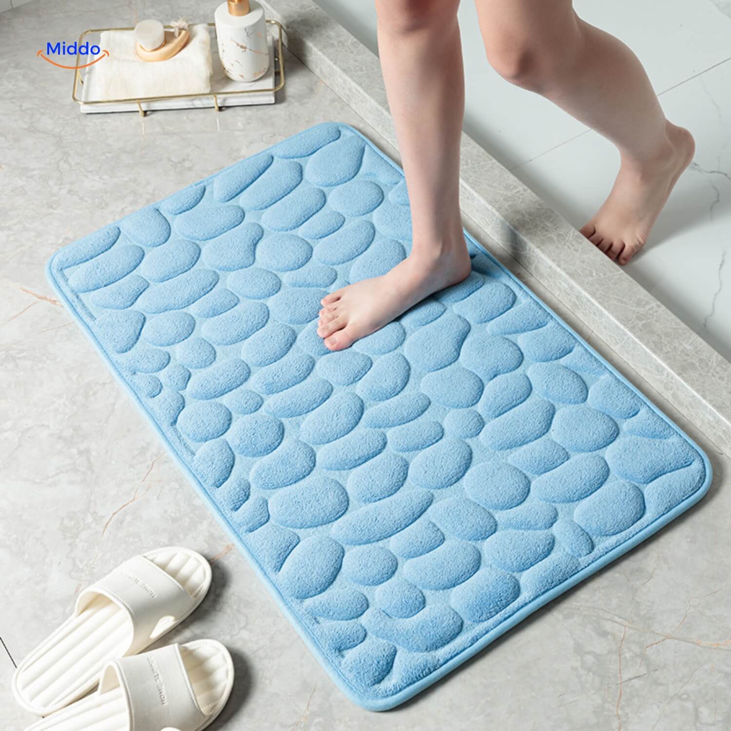 AquaGuard Badmatte | Rutschfeste Sicherheit und Komfort für dein Badezimmer