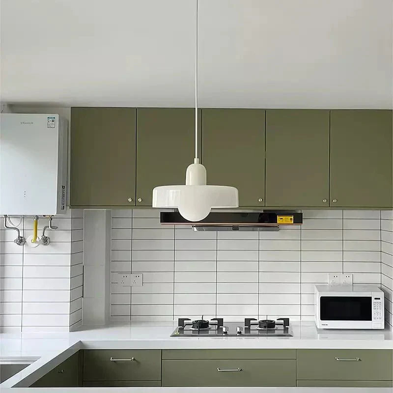 Bauhaus Bunte Glas Hängeleuchte für Moderne Innenräume
