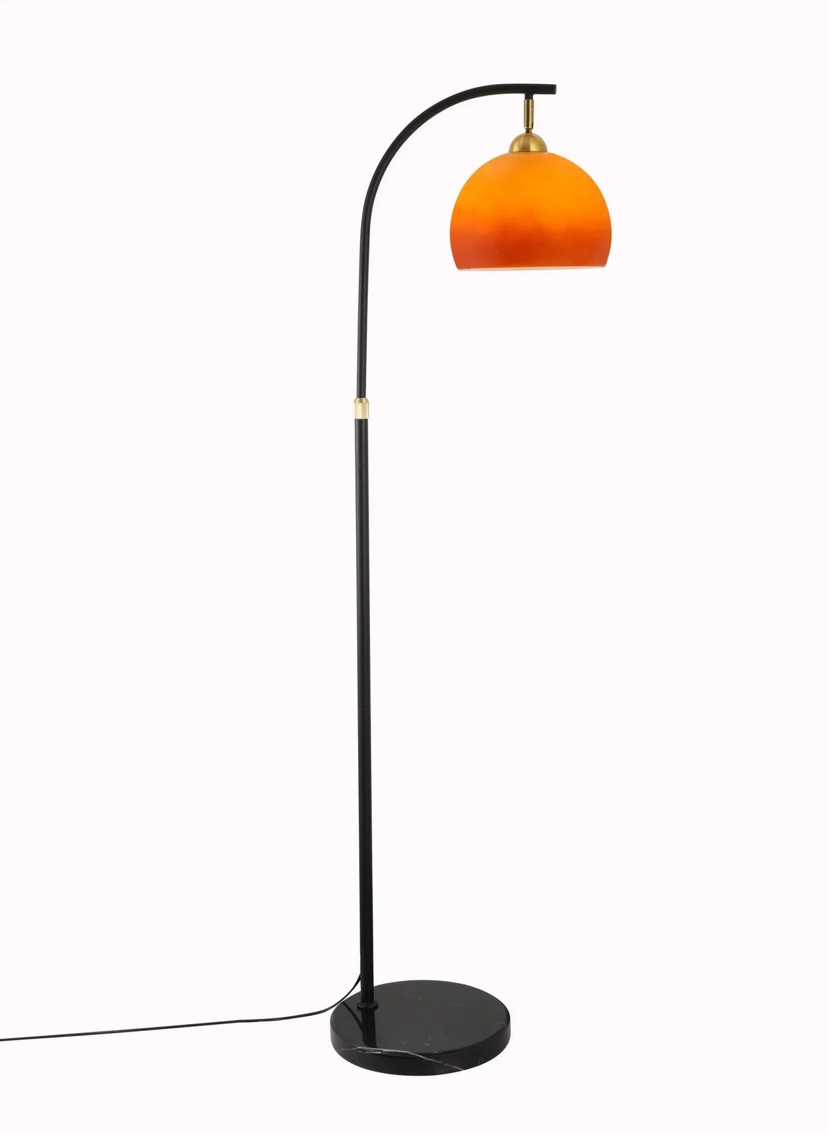 Bauhaus Arc Stehlampe mit Gläsernem Lampenschirm – Minimalistische Designlampe