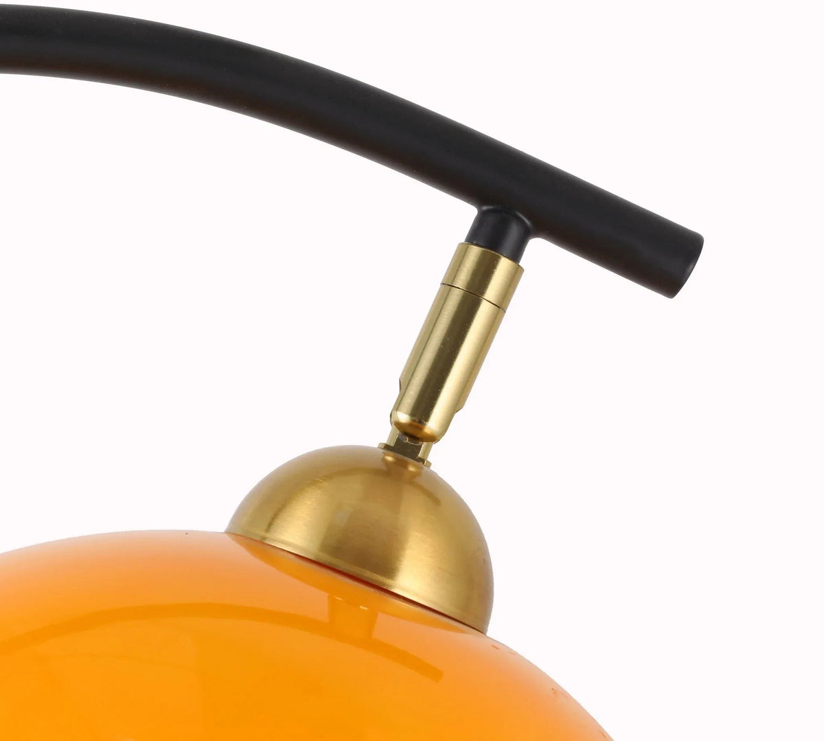 Bauhaus Arc Stehlampe mit Gläsernem Lampenschirm – Minimalistische Designlampe