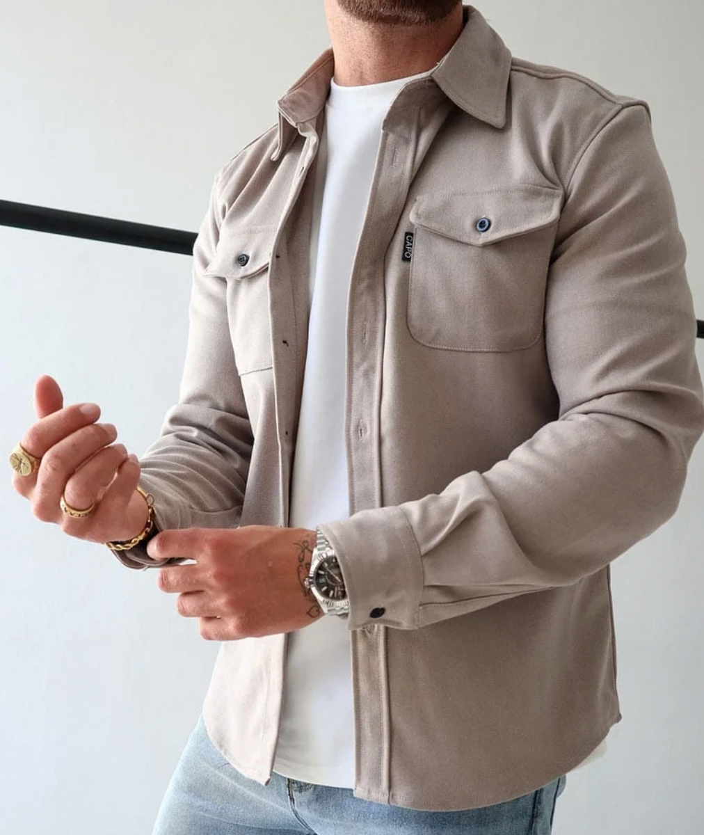 Lambert™ Casual Herren Hemdjacke