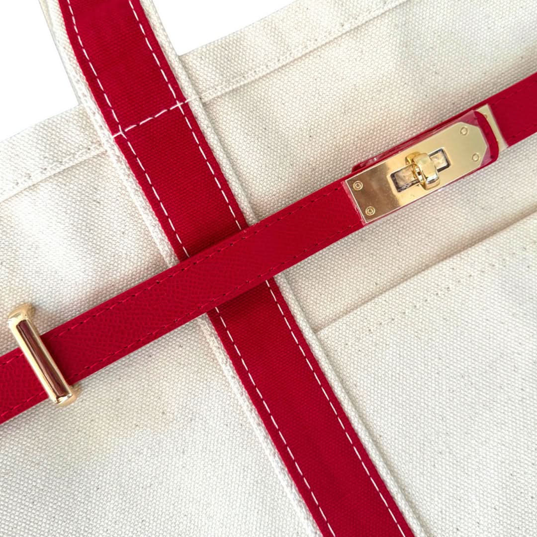 BowLift | Premium Canvas Shopper mit verstärkten Stahl-Details