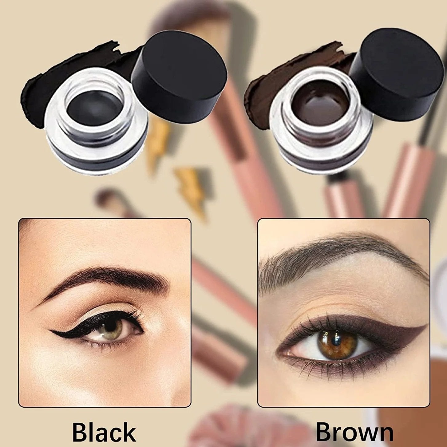 Langanhaltender, Fleckenresistenter Eyeliner-Stift für Perfekte Linien