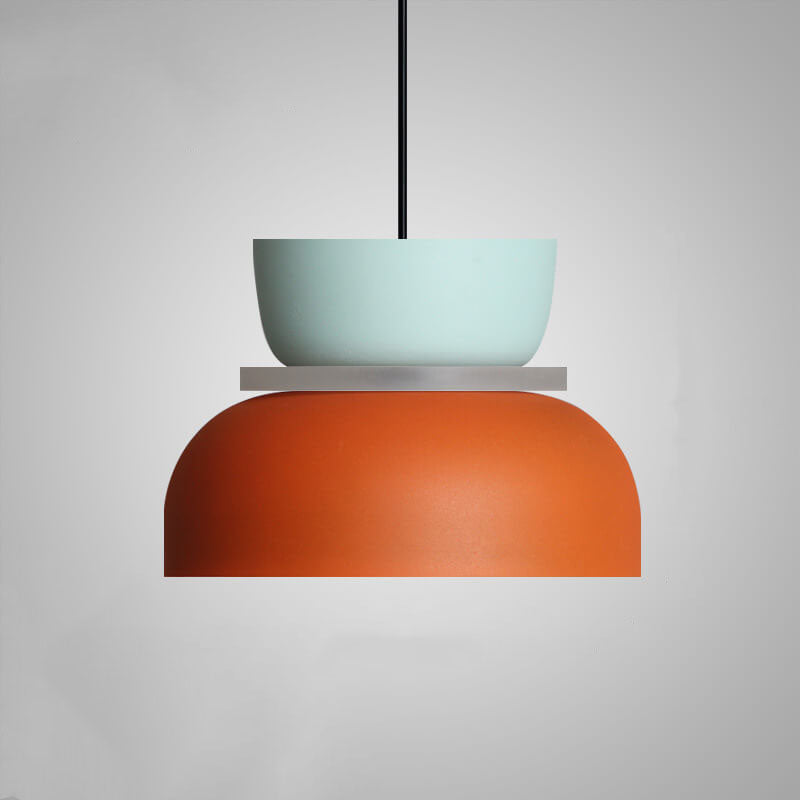 Nordic Zinklegierung Dual-Tone Kuppel Pendelleuchte LED 1-Licht