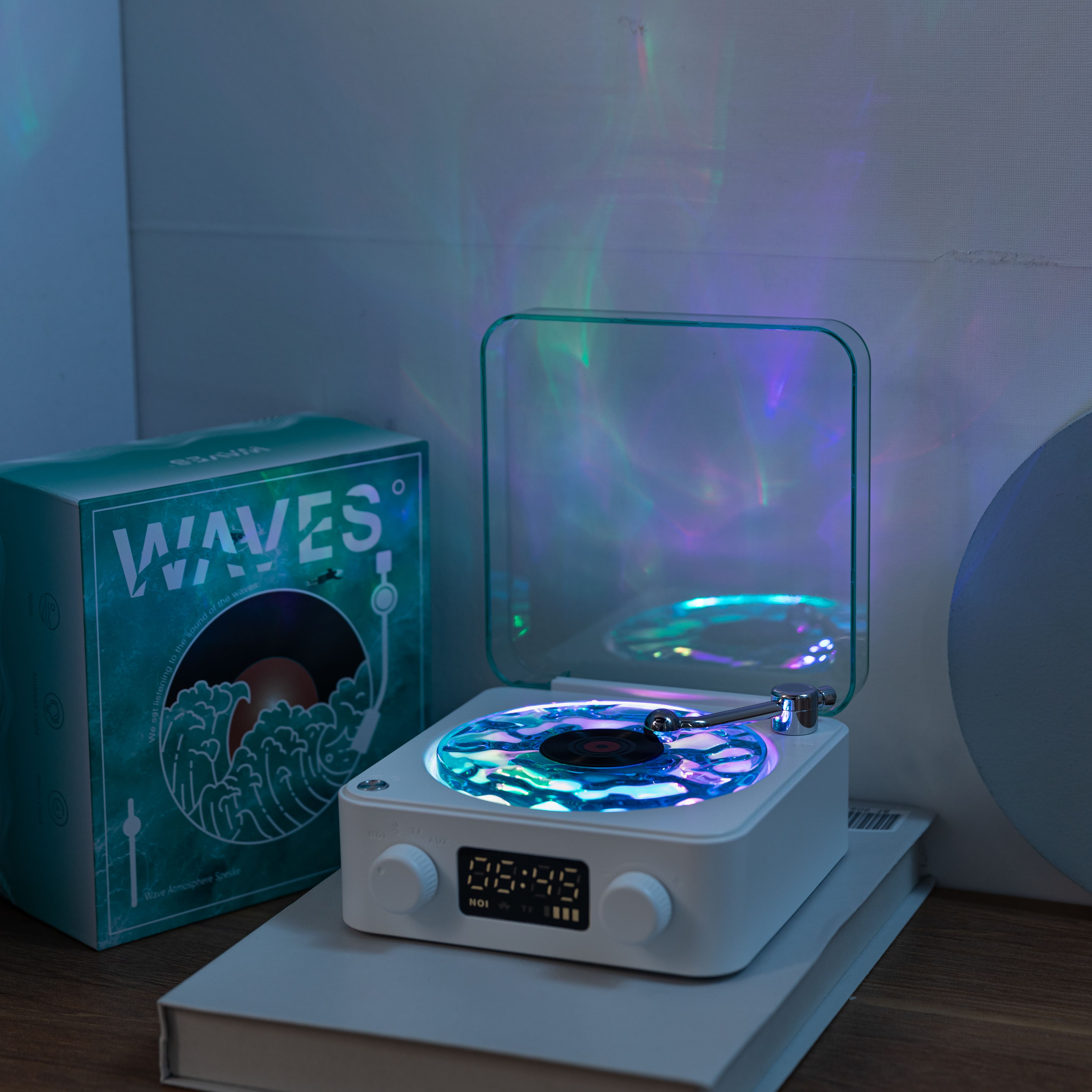 DreamTunes | Retro Mini Schlafhilfe mit RGB-Beleuchtung