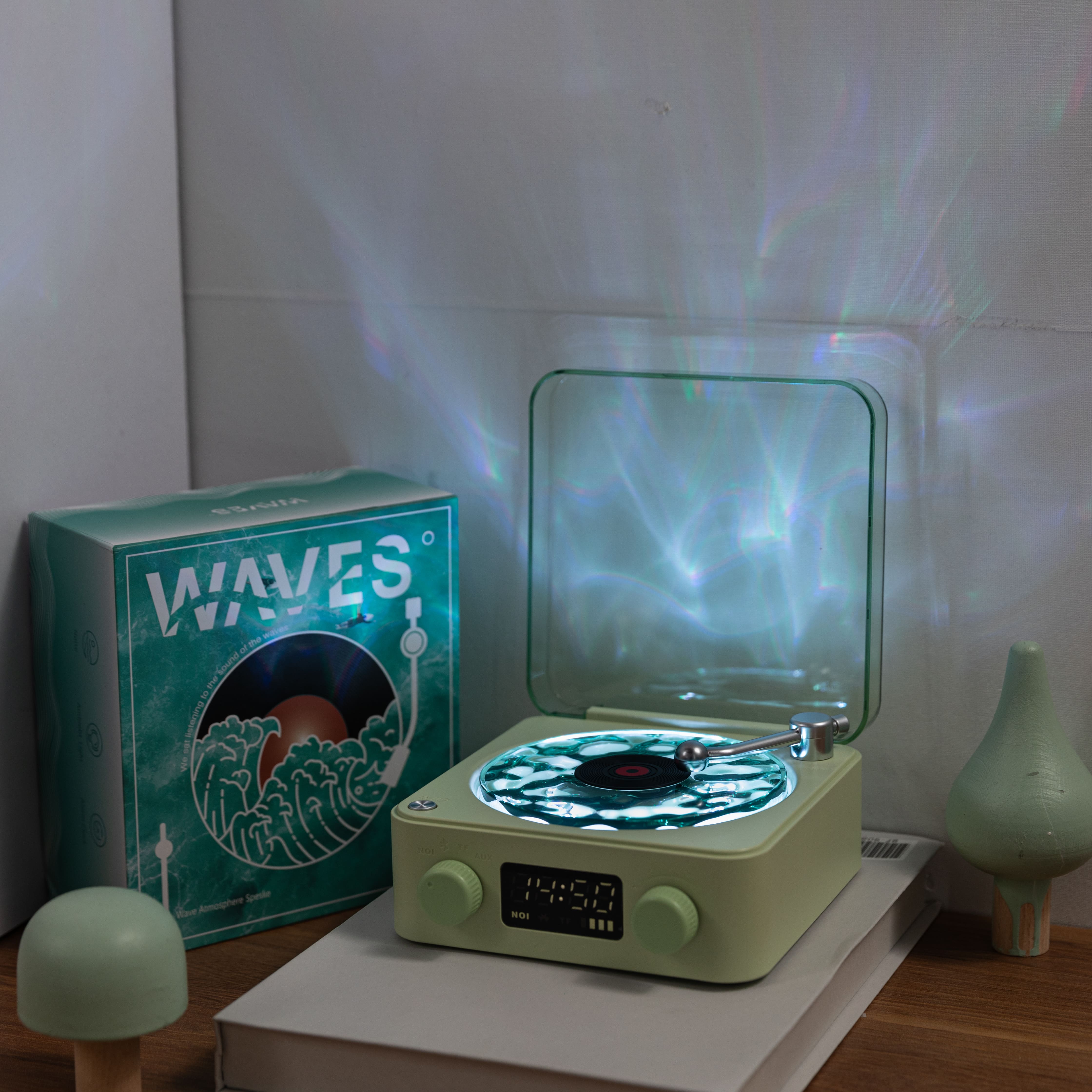DreamTunes | Retro Mini Schlafhilfe mit RGB-Beleuchtung