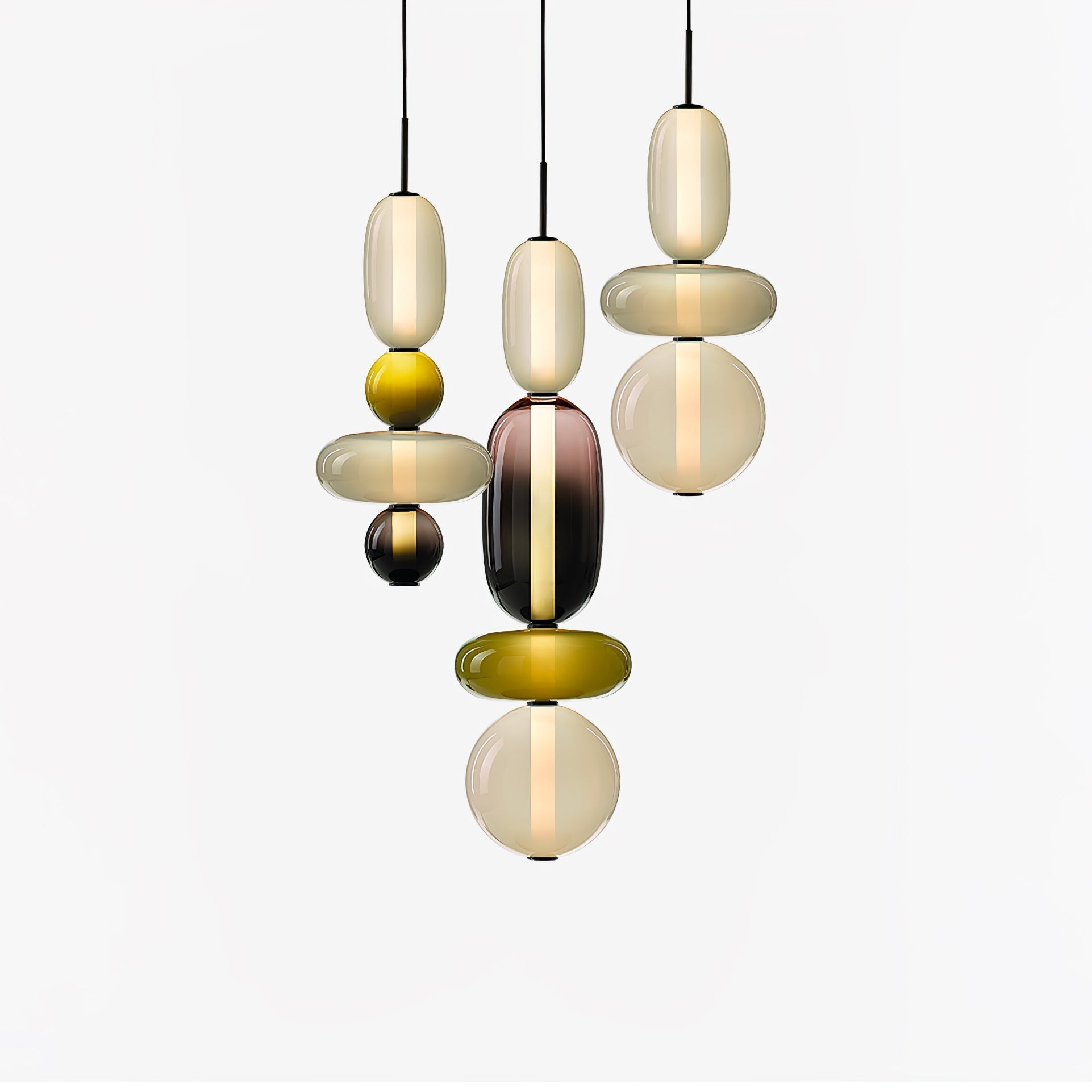 Zuckerfreies Glas Pendelleuchte