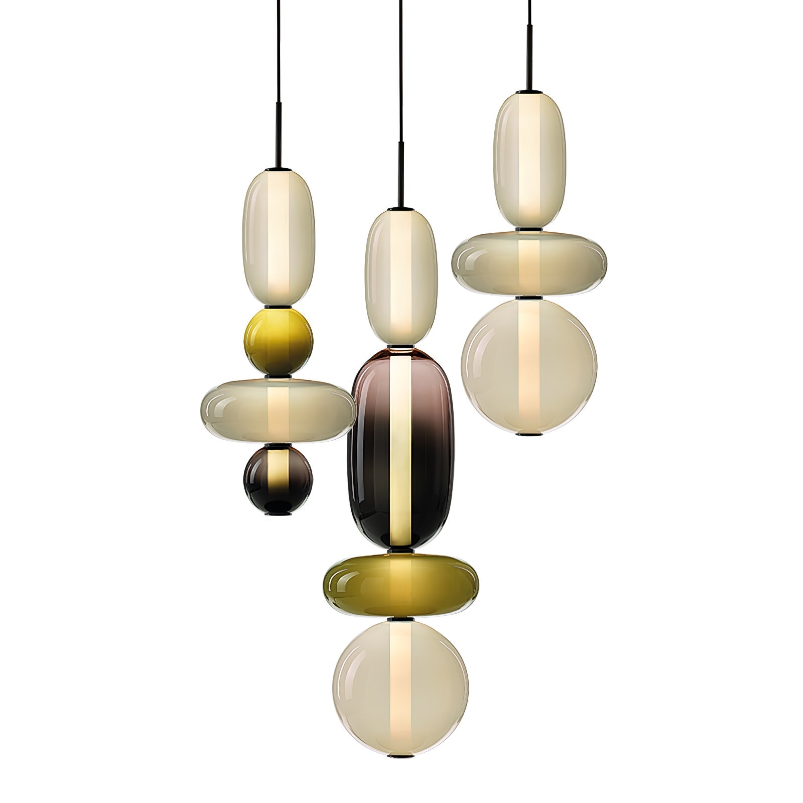 Zuckerfreies Glas Pendelleuchte