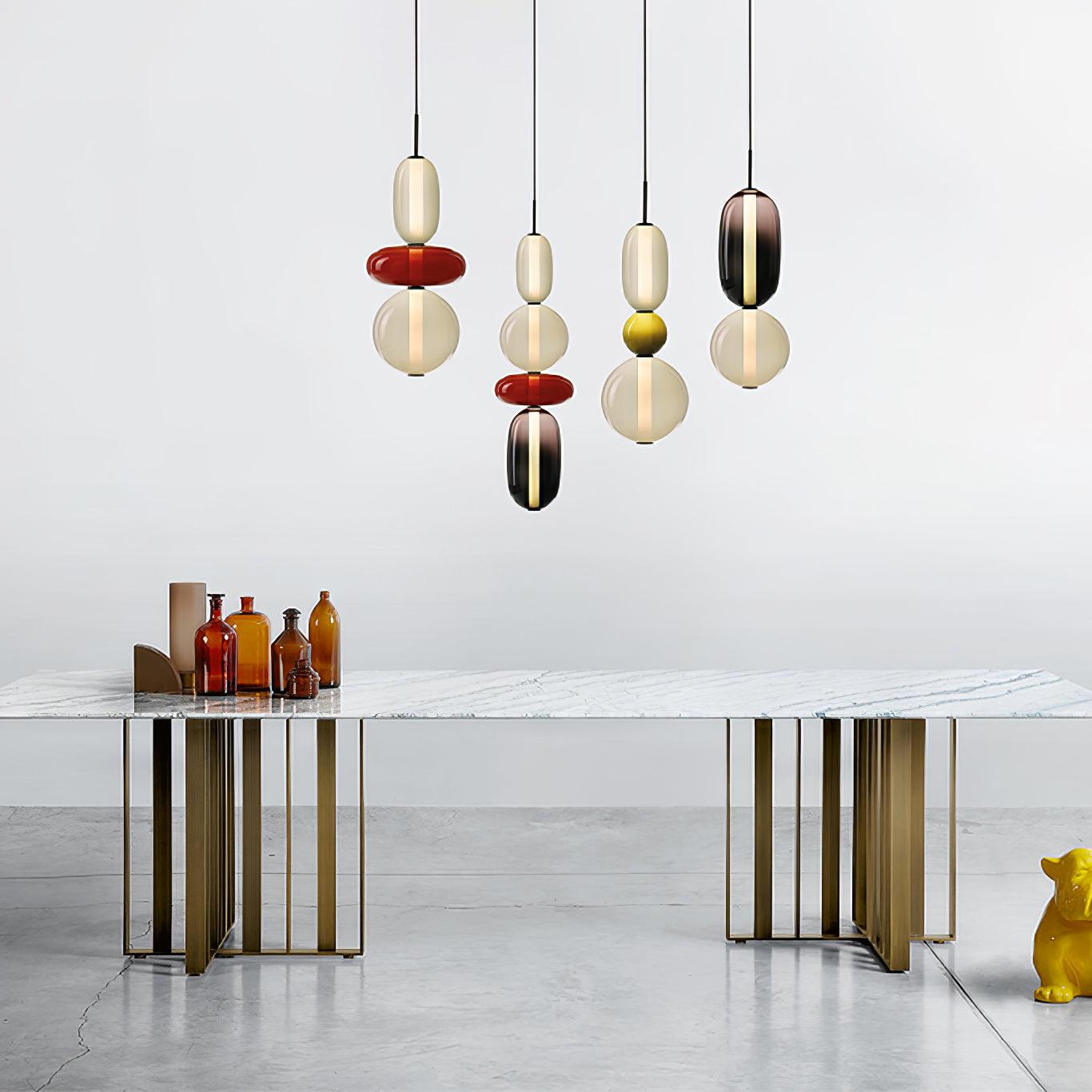 Zuckerfreies Glas Pendelleuchte