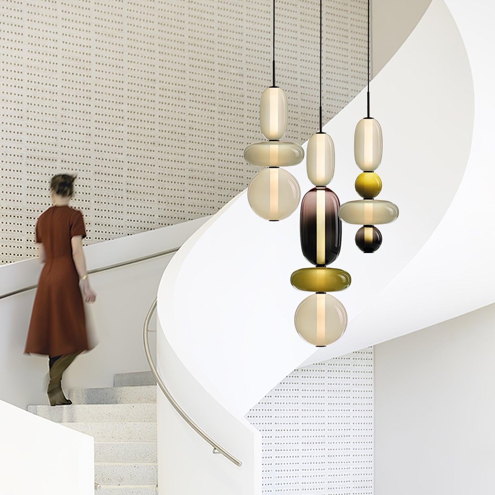 Zuckerfreies Glas Pendelleuchte