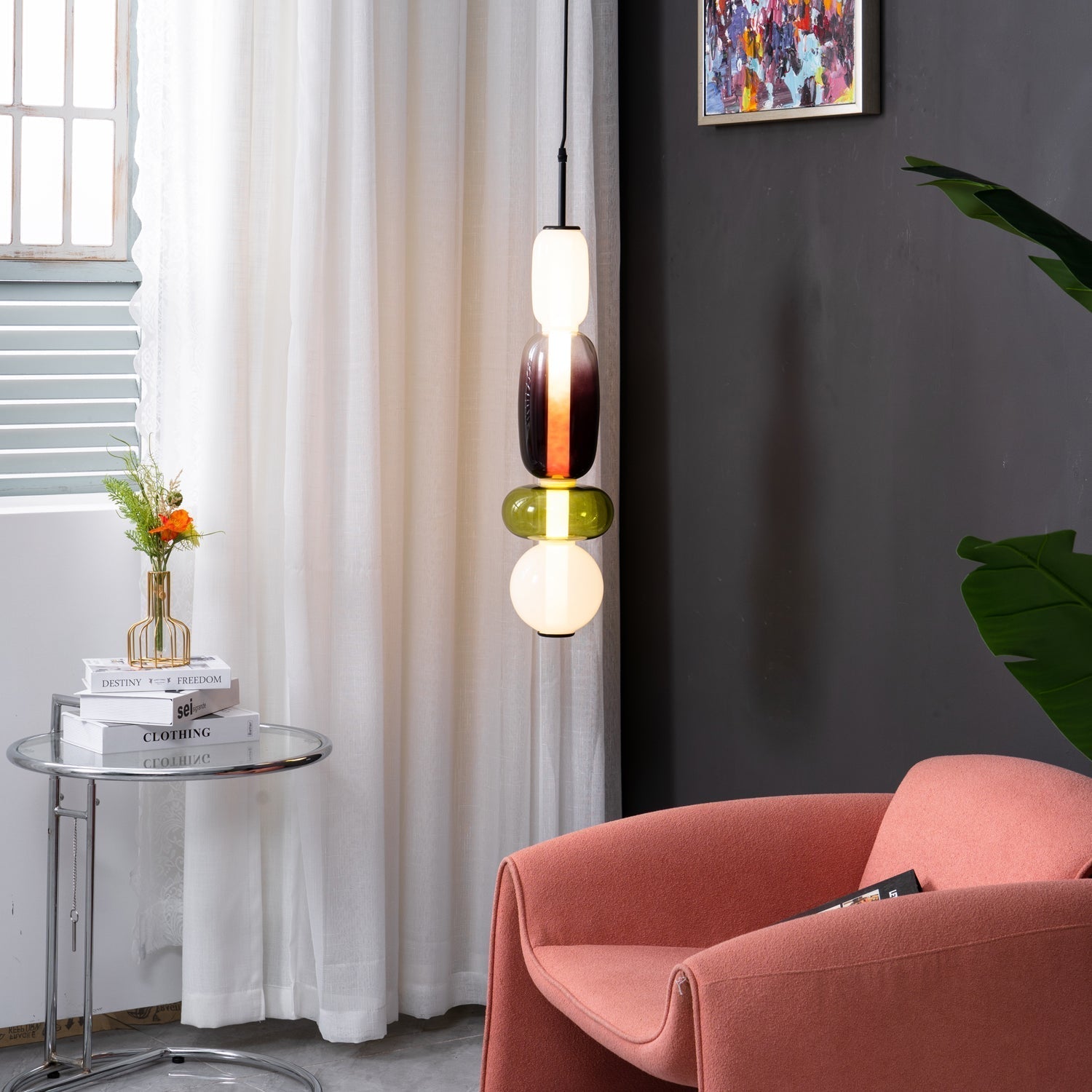 Zuckerfreies Glas Pendelleuchte