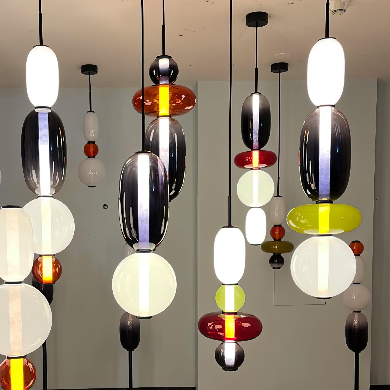 Zuckerfreies Glas Pendelleuchte