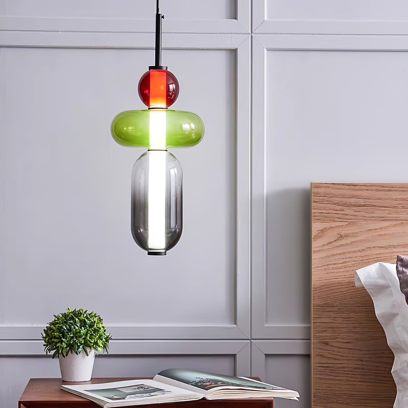 Zuckerfreies Glas Pendelleuchte