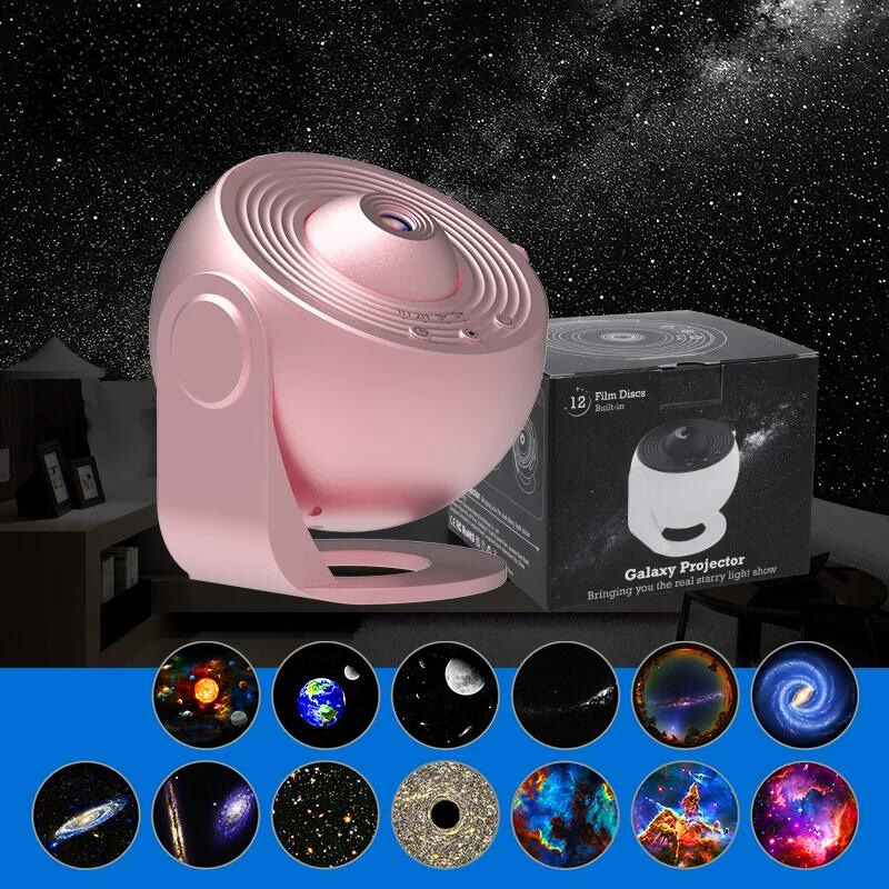 CelestialGlow 12-in-1 HD-Sternenprojektorlampe Mit Rotation