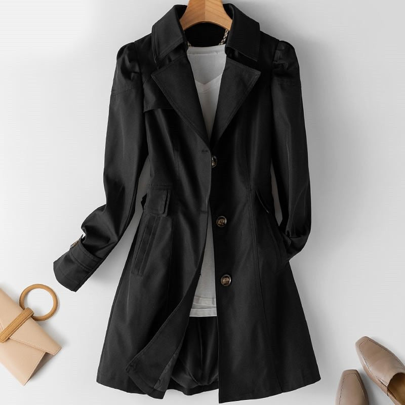 Elegante Damenjacke Aurine – Stilvoller Trenchcoat für Jede Saison